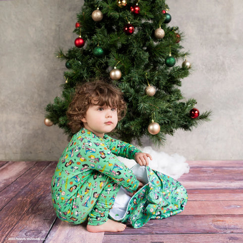 Monarch Store Bamboo Romper (Bootysuit) V3.0 LONG SLEEVED : Snoopy - The Green Collection